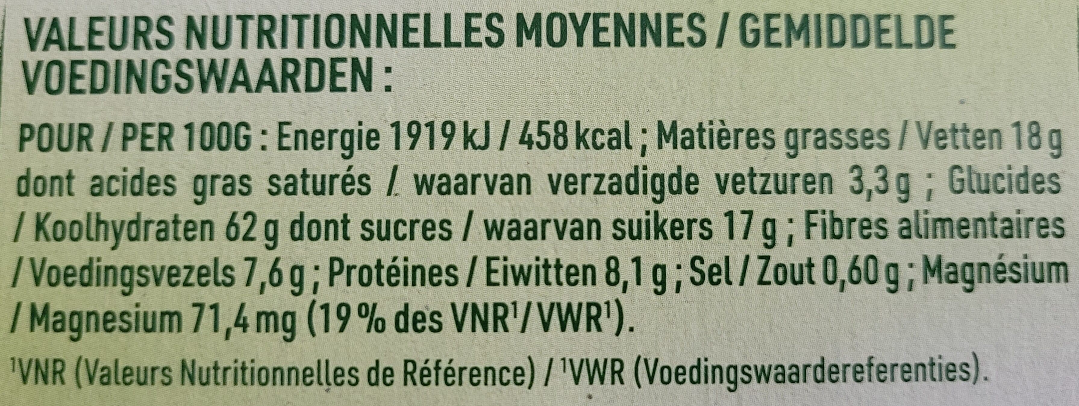 Evernat Biscuits Croquants Avoine Chocolat packshot