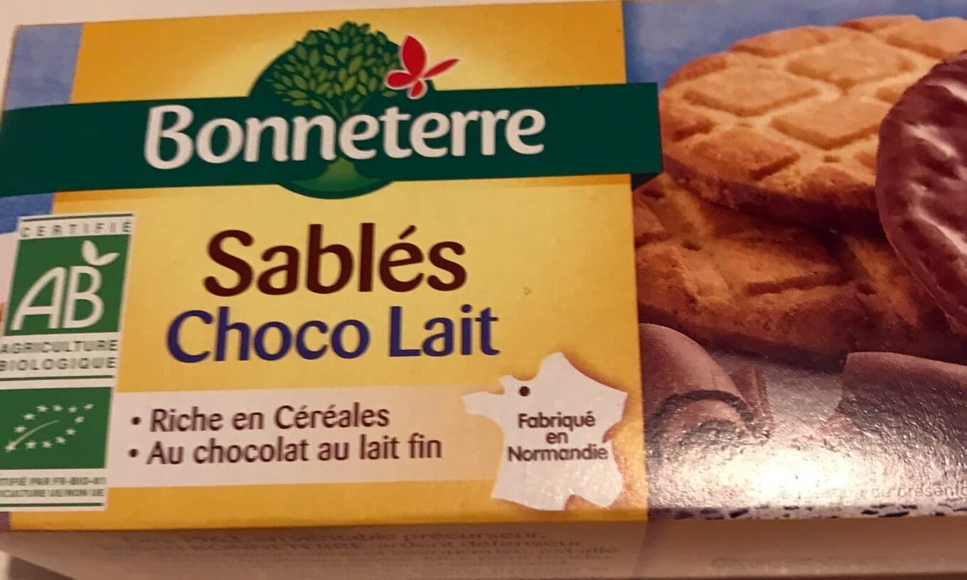 Bonneterre Sablés choco lait packshot