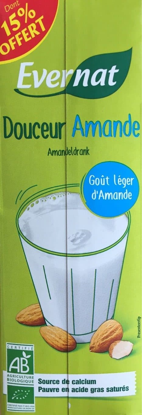 Evernat Douceur Amande packshot