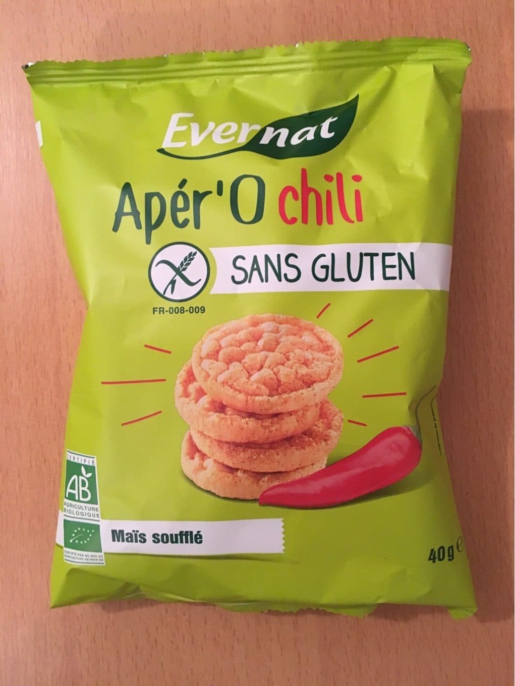 Evernat Apero Chili 40G packshot