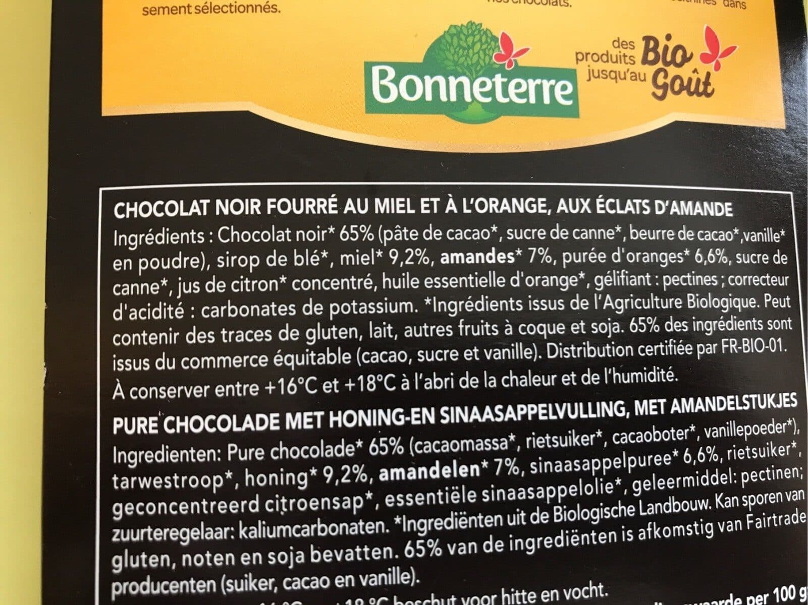 Bonneterre Noir bouchées packshot