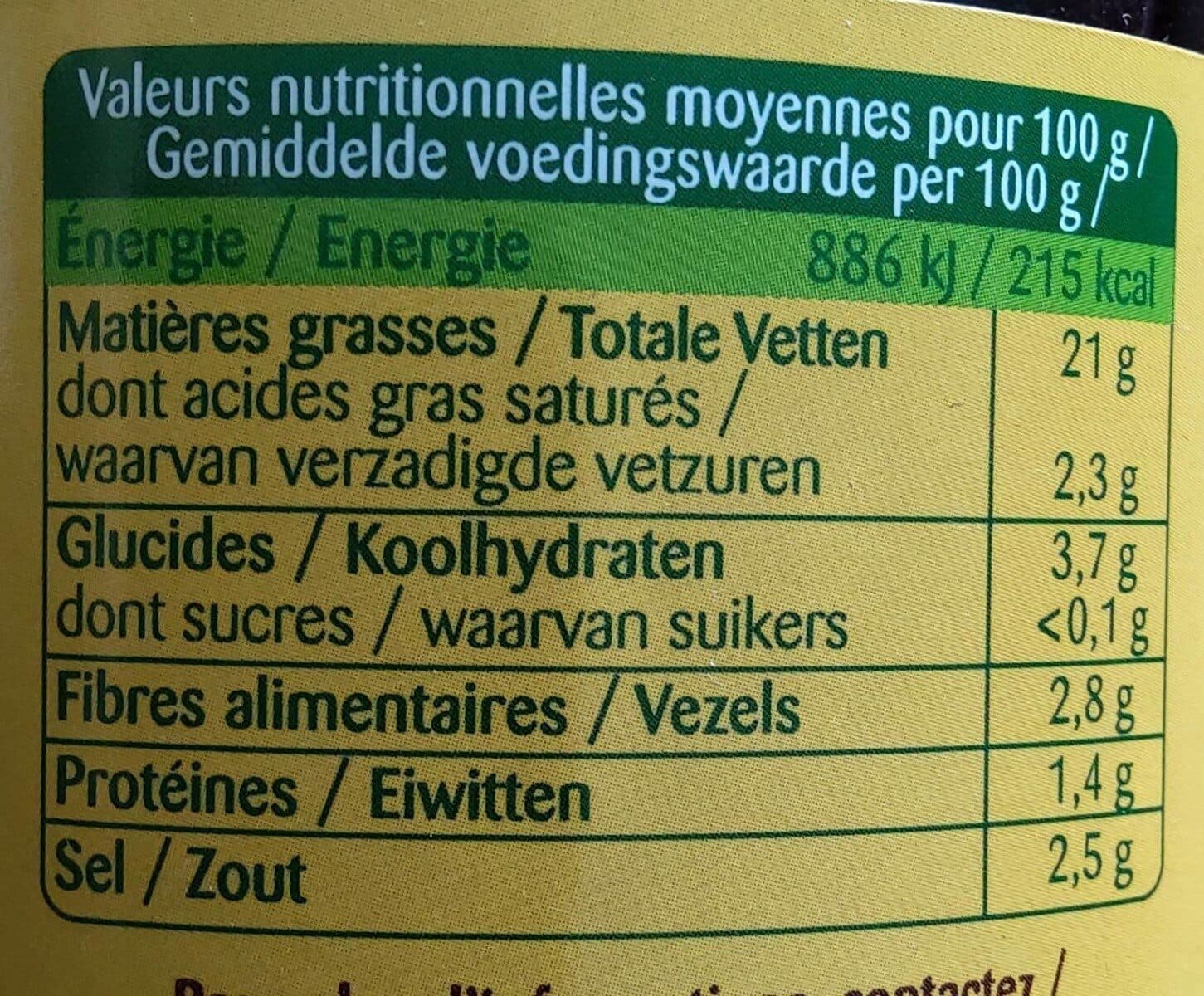 Bonneterre Olives Noires Kalamata Dénoyautées Bio packshot