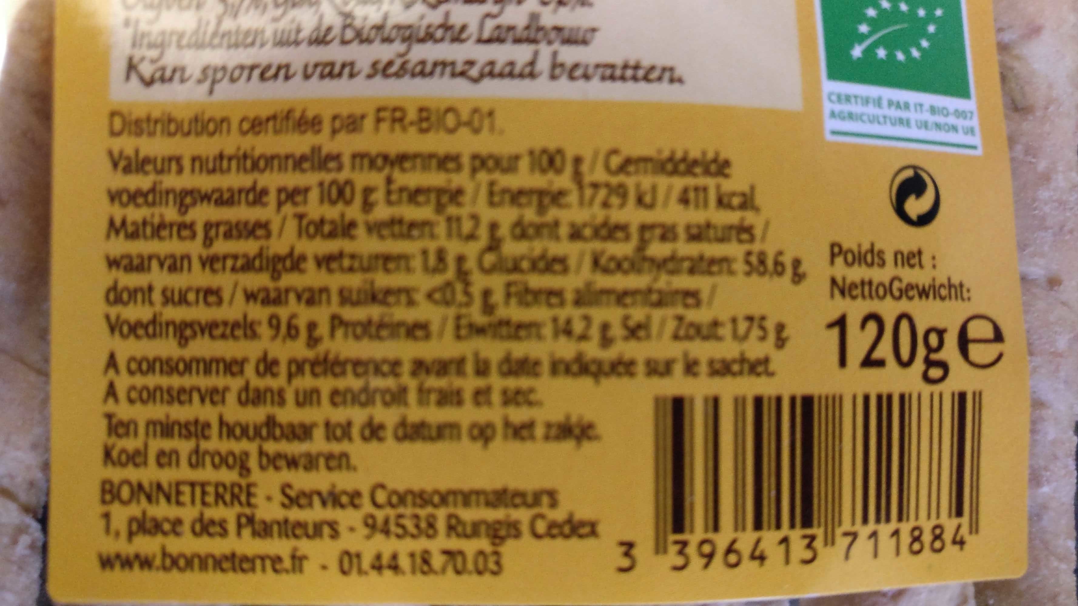 Bonneterre Gressins Olive Romarin packshot