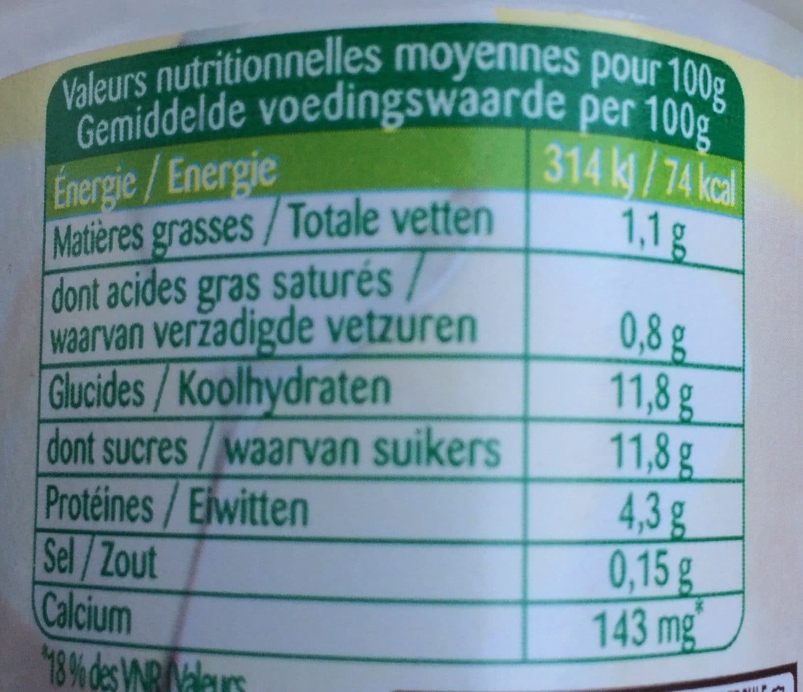 Bonneterre Yaourt Vanille packshot