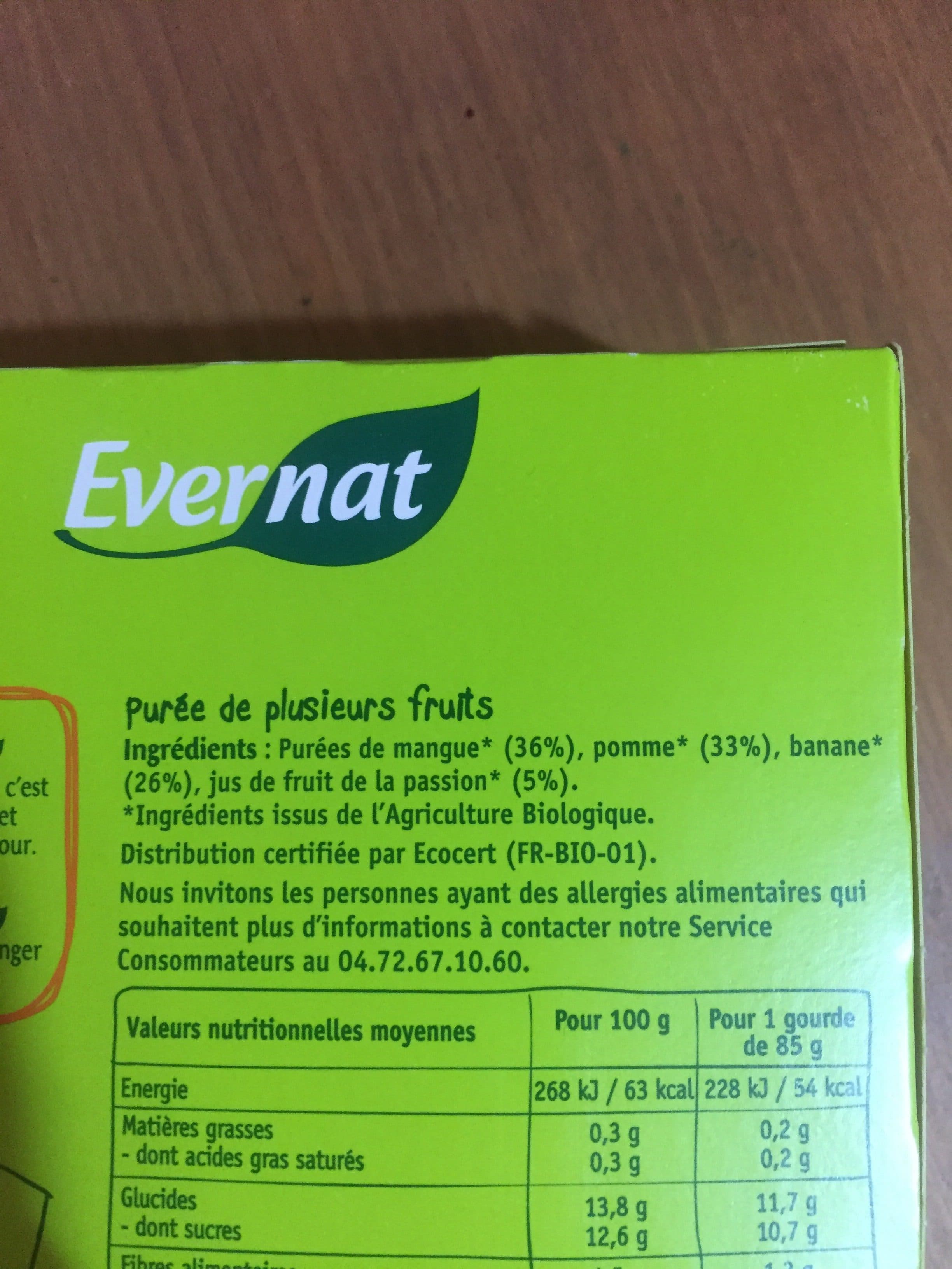 Evernat YOUPI LES FRUITS MANGUE PASSION packshot