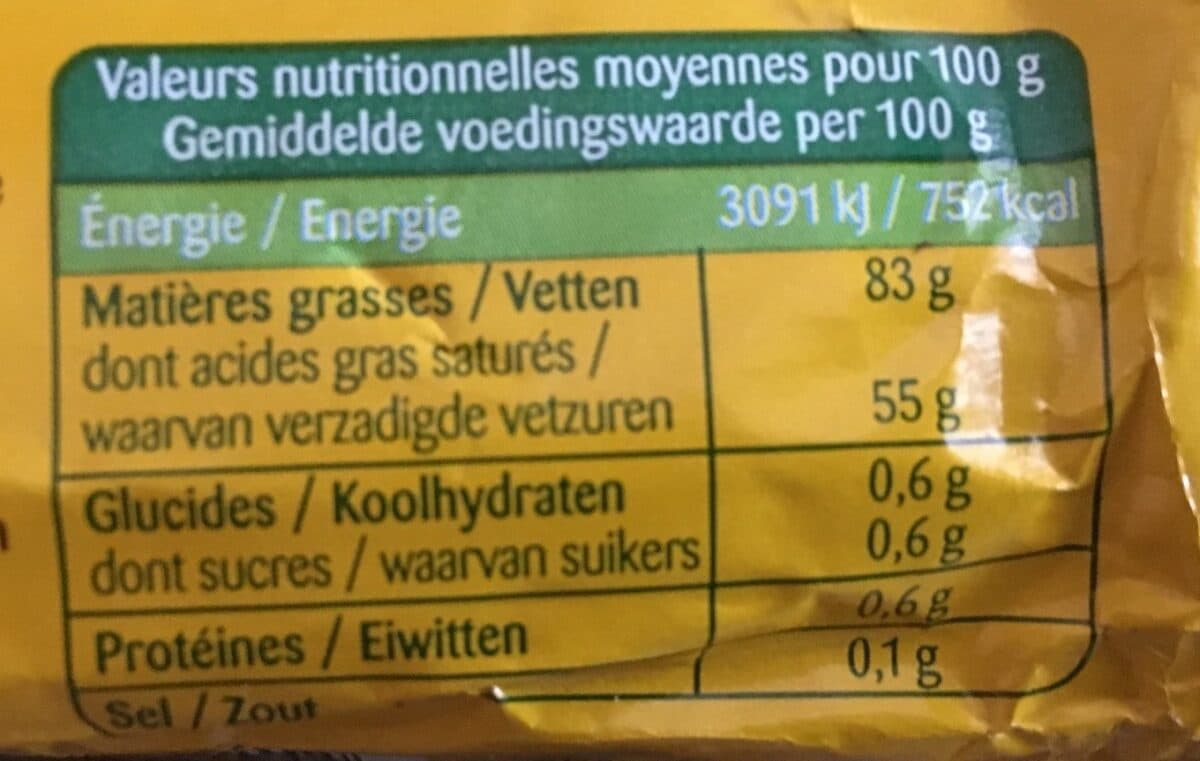 Bonneterre Beurre doux packshot