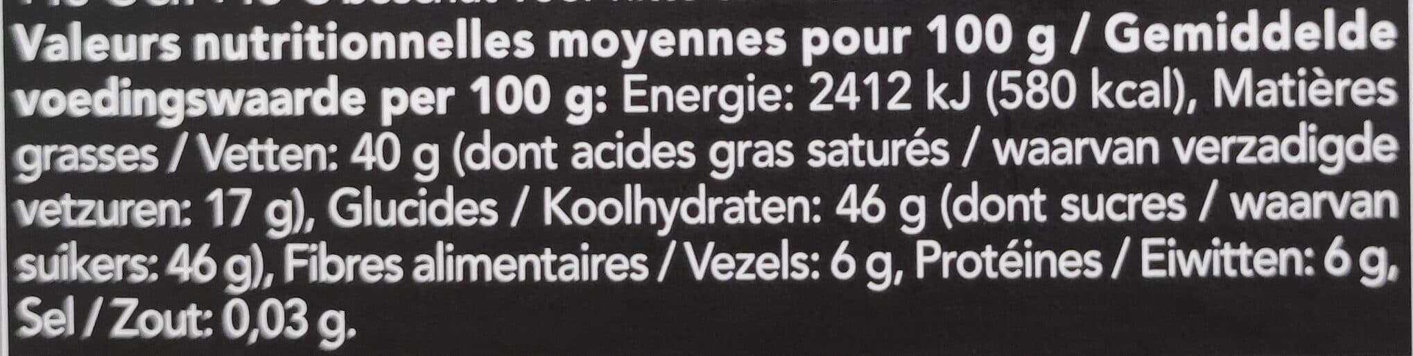 Bonneterre Chocolat noir fourré praliné packshot