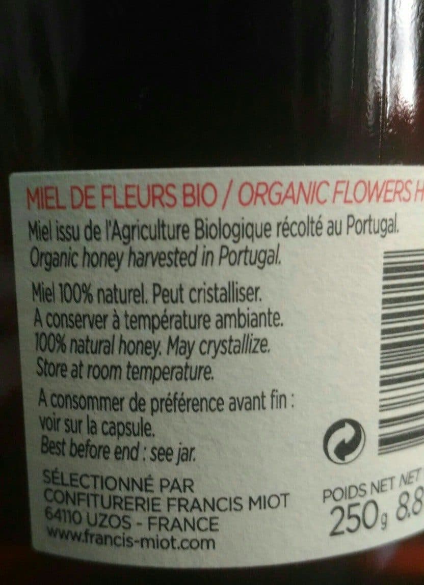 Francis Miot Miel de fleur packshot