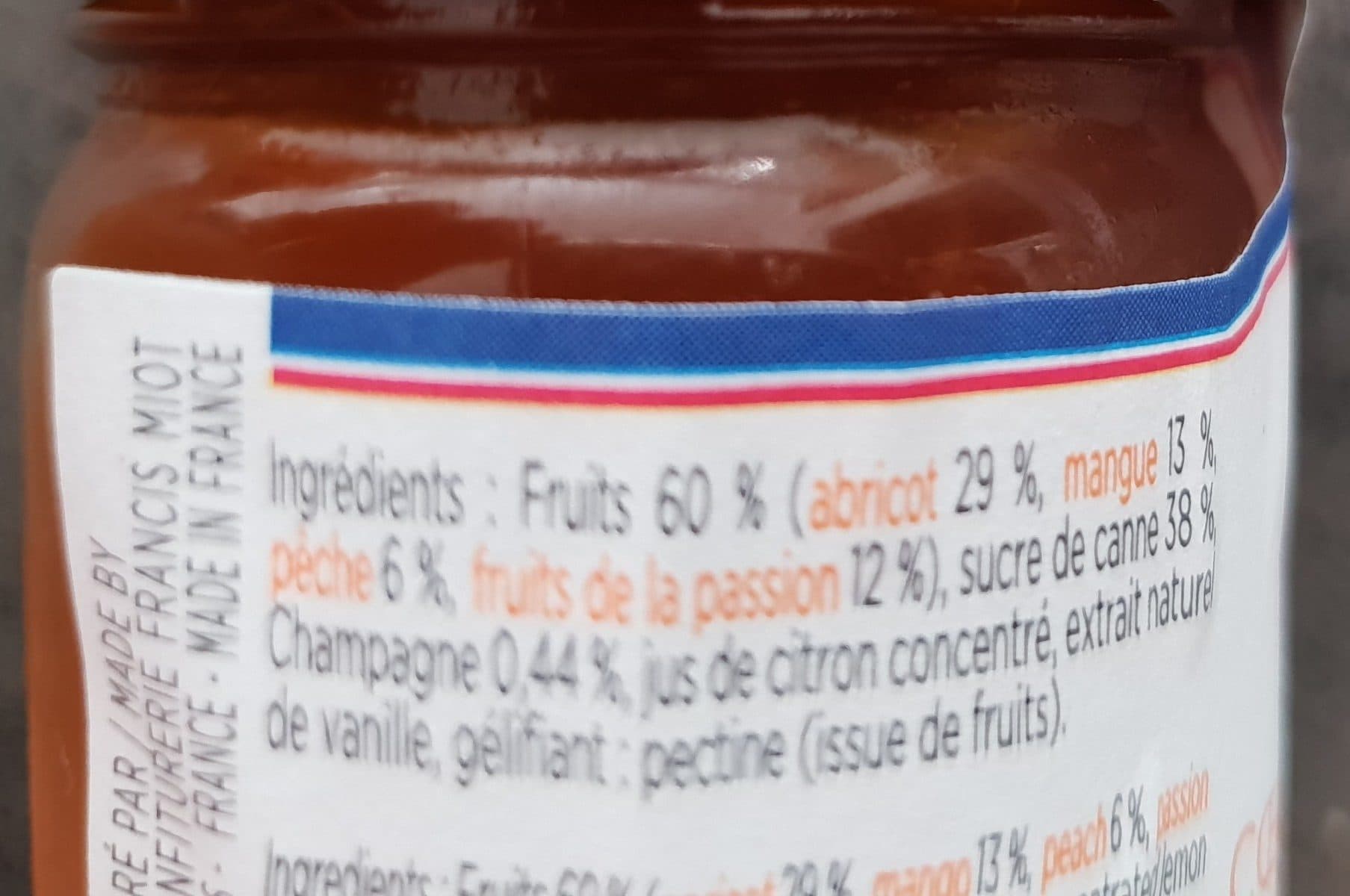 Francis Miot Confiture coeur d'amour packshot