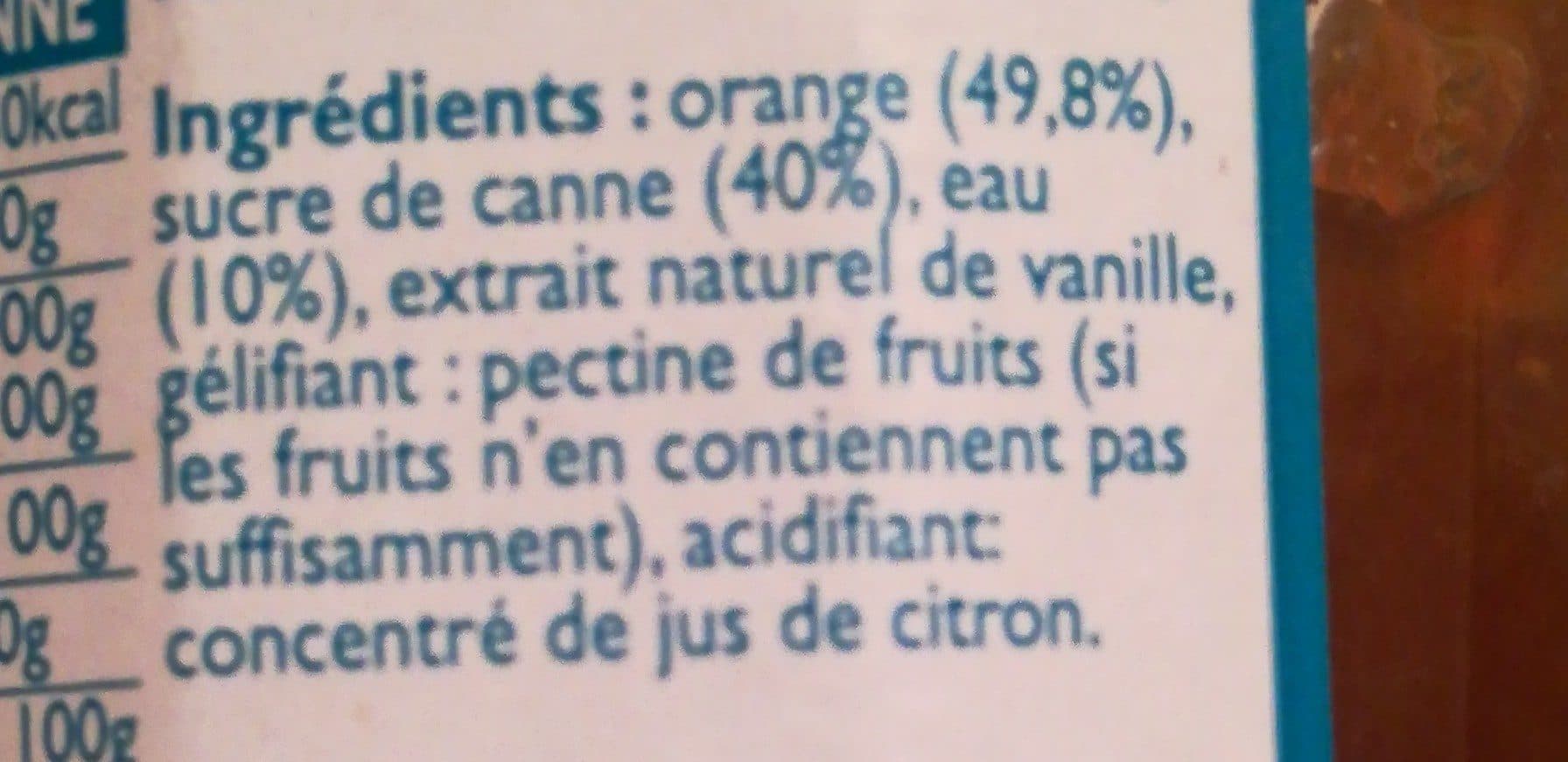 Open Food Facts Fruits Mijotés Au Sucre De Canne - Orange packshot
