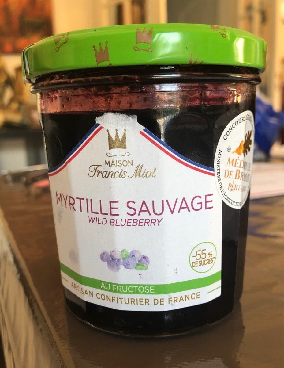 Francis Miot Fruits Mijotés Au Fructose - Myrtille Sauvage packshot