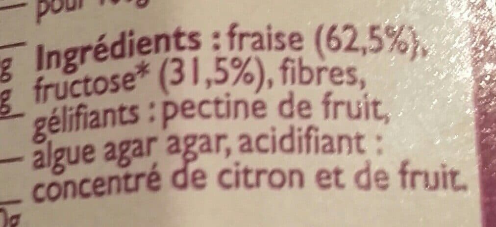 Francis Miot Fruits Mijotés, élaborés Avec Du Fructose - Fraise packshot