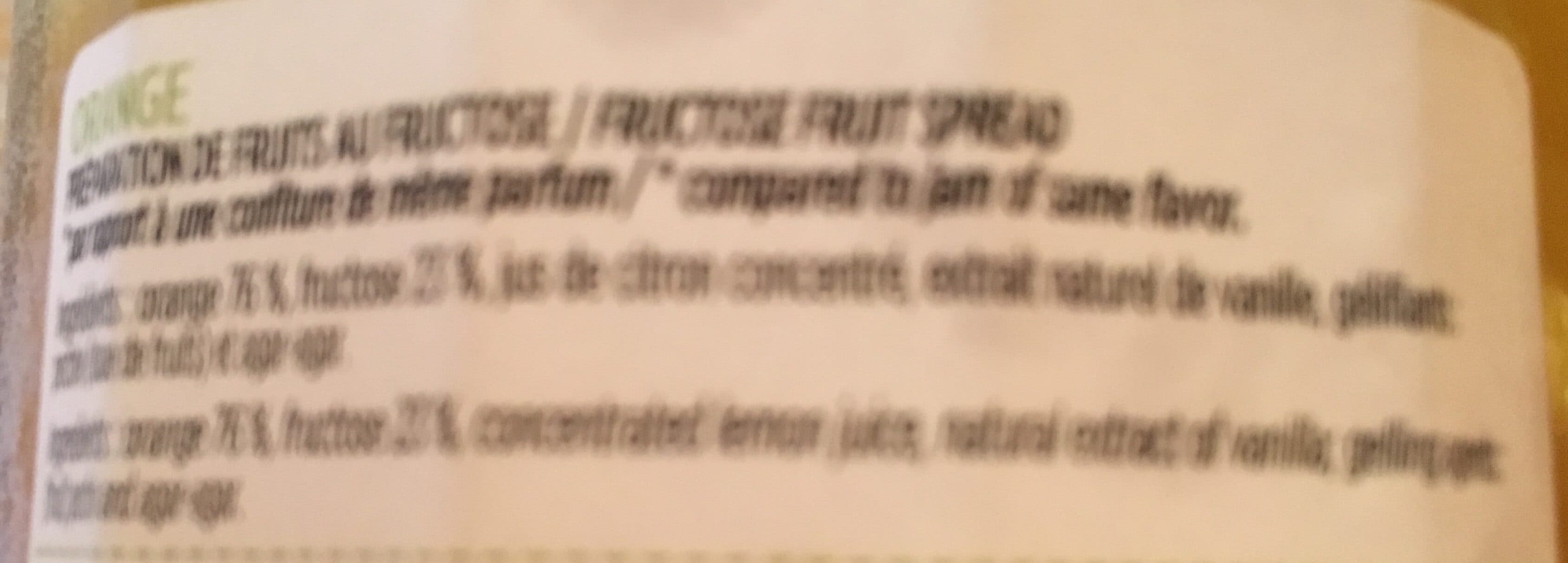 Francis Miot Spécialité De Fruits Au Fructose Orange packshot