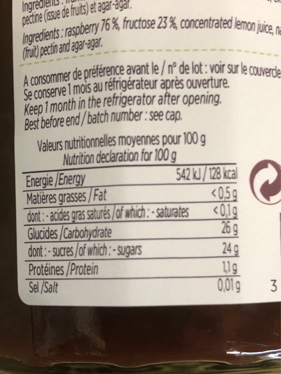 Open Food Facts Spécialité De Fruits Au Fructose packshot