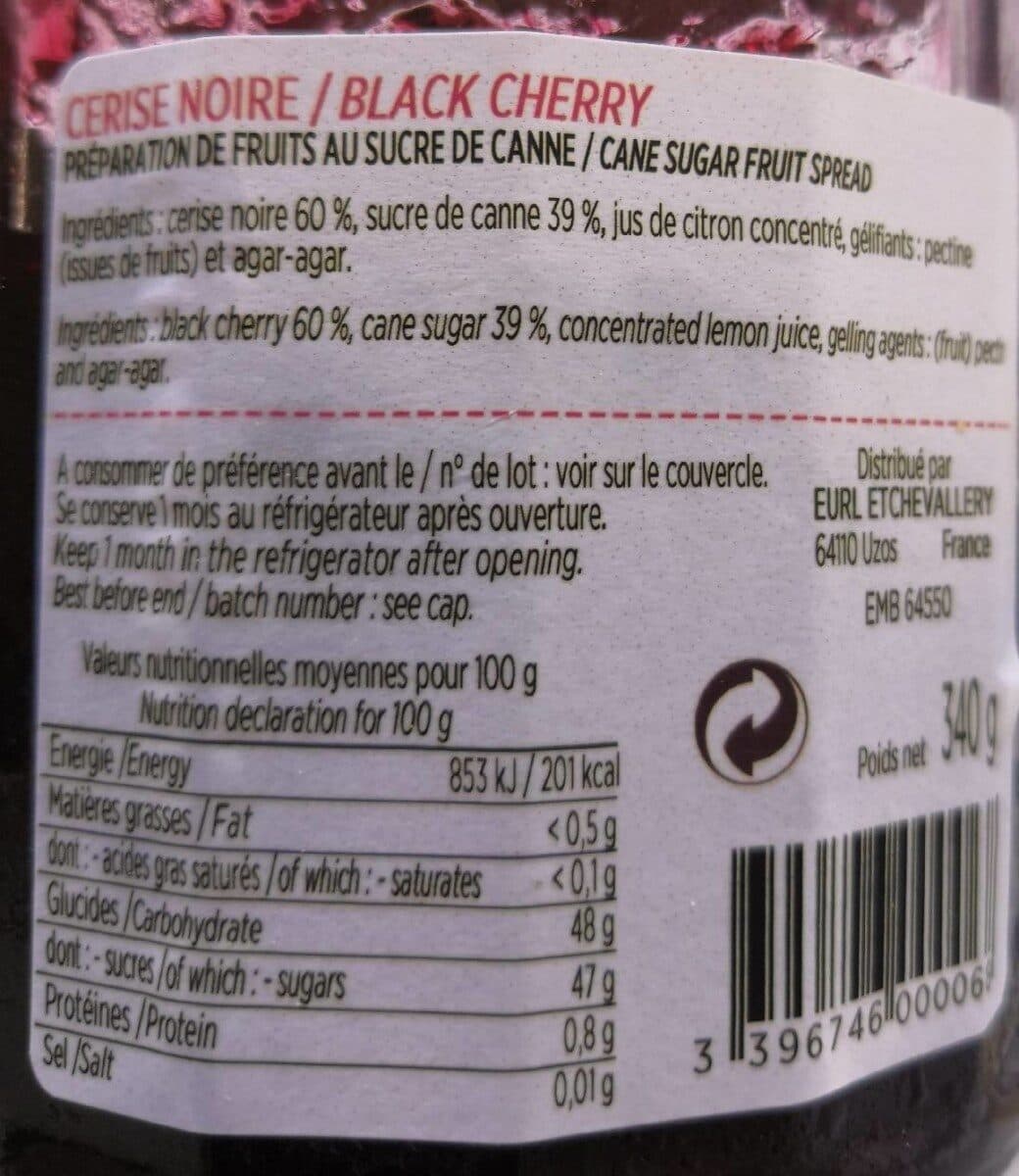 Open Food Facts Cerise noire packshot