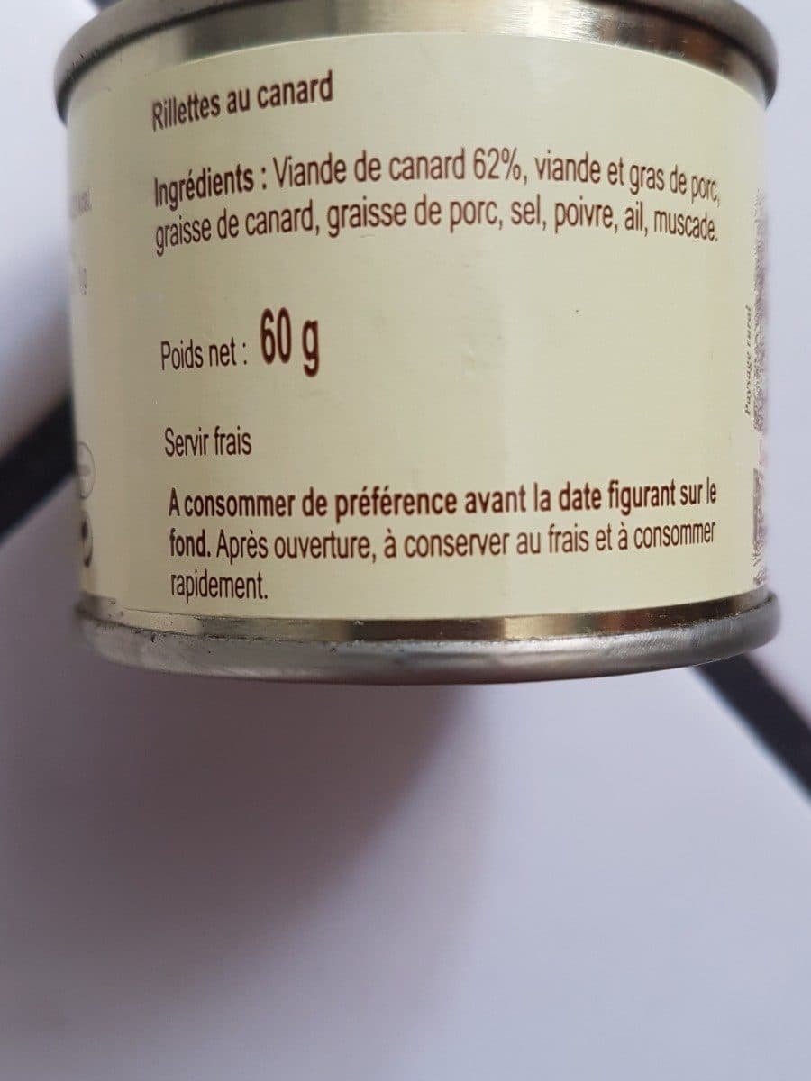 Micouleau Rillettes au canard packshot