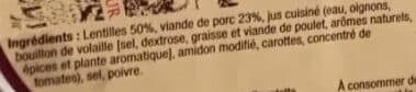 Micouleau Sauté de porc au lentilles packshot