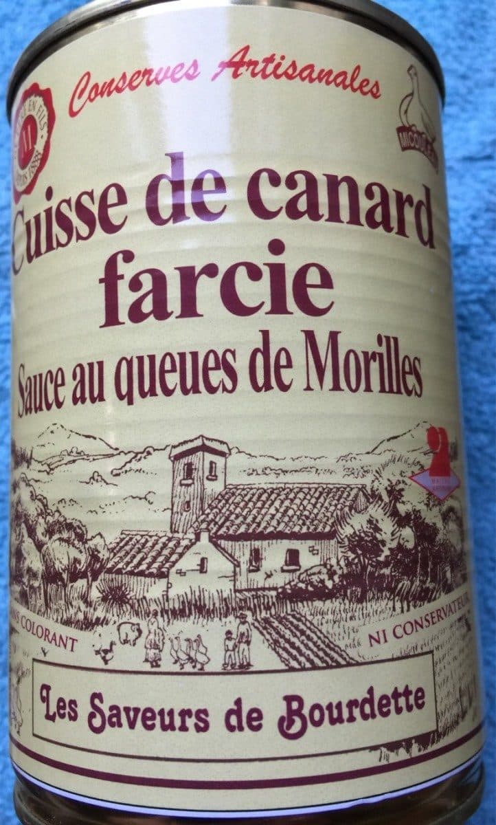 Les Saveurs De Bourdette Cuisses de canard farcie packshot