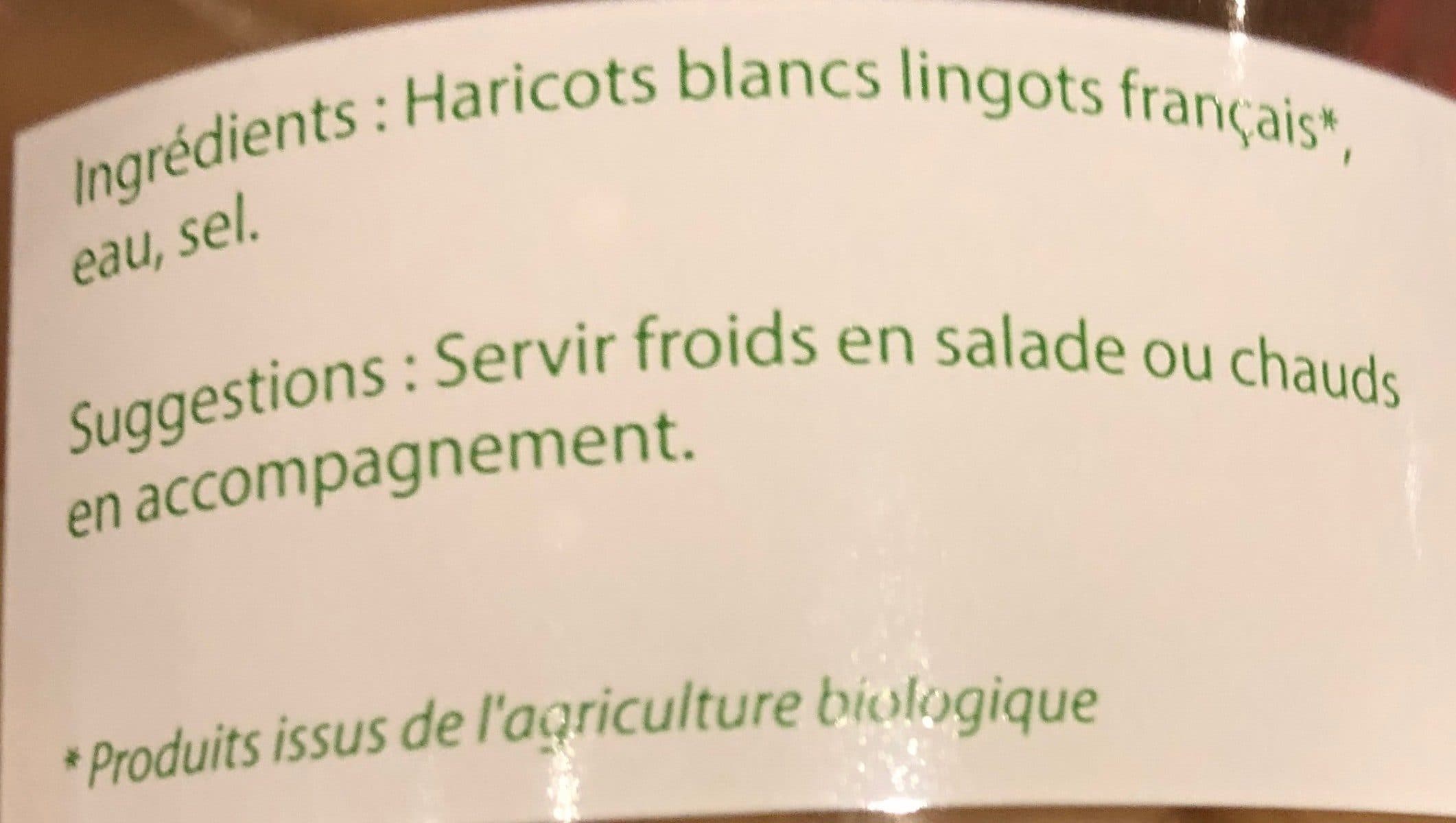 Open Food Facts Haricots blancs Lingots packshot