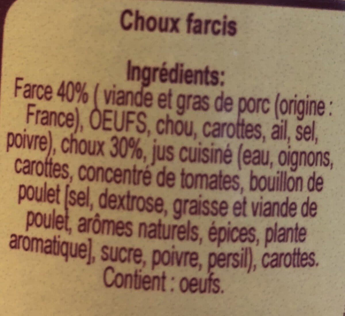 Micouleau Choux farcis packshot