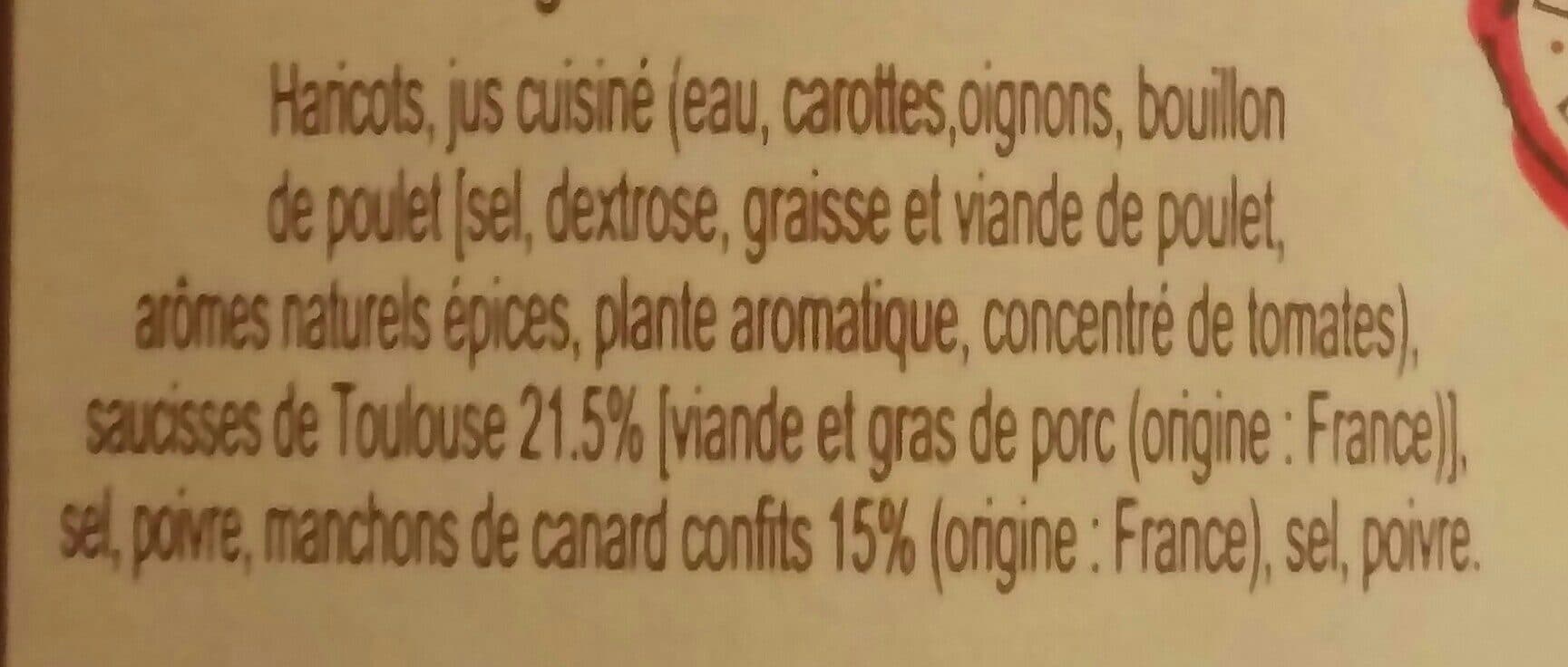 Open Food Facts Cassoulet au confit de canard packshot