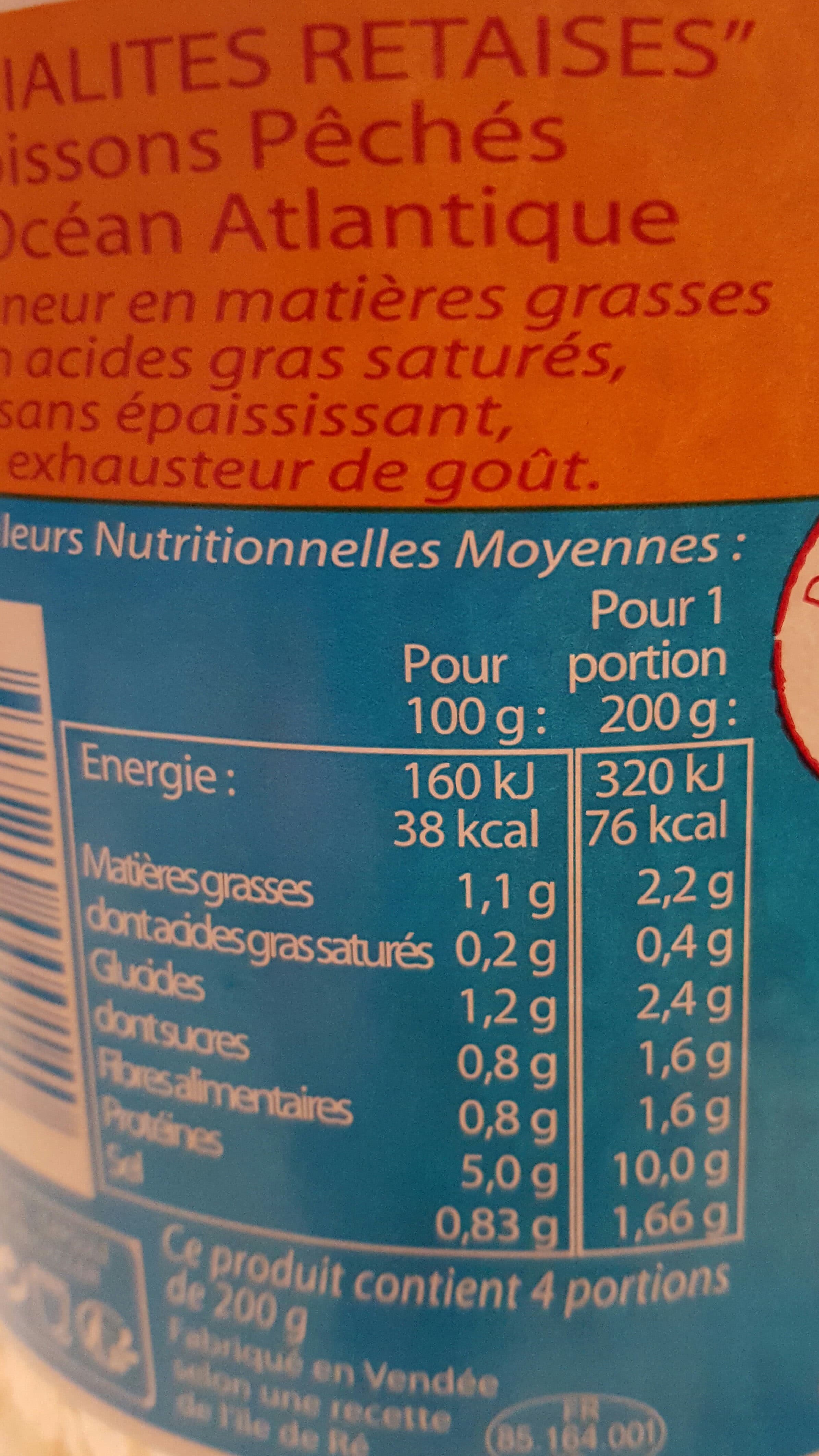 La retaise Soupe De Poissons, Le Bocal De 800g packshot
