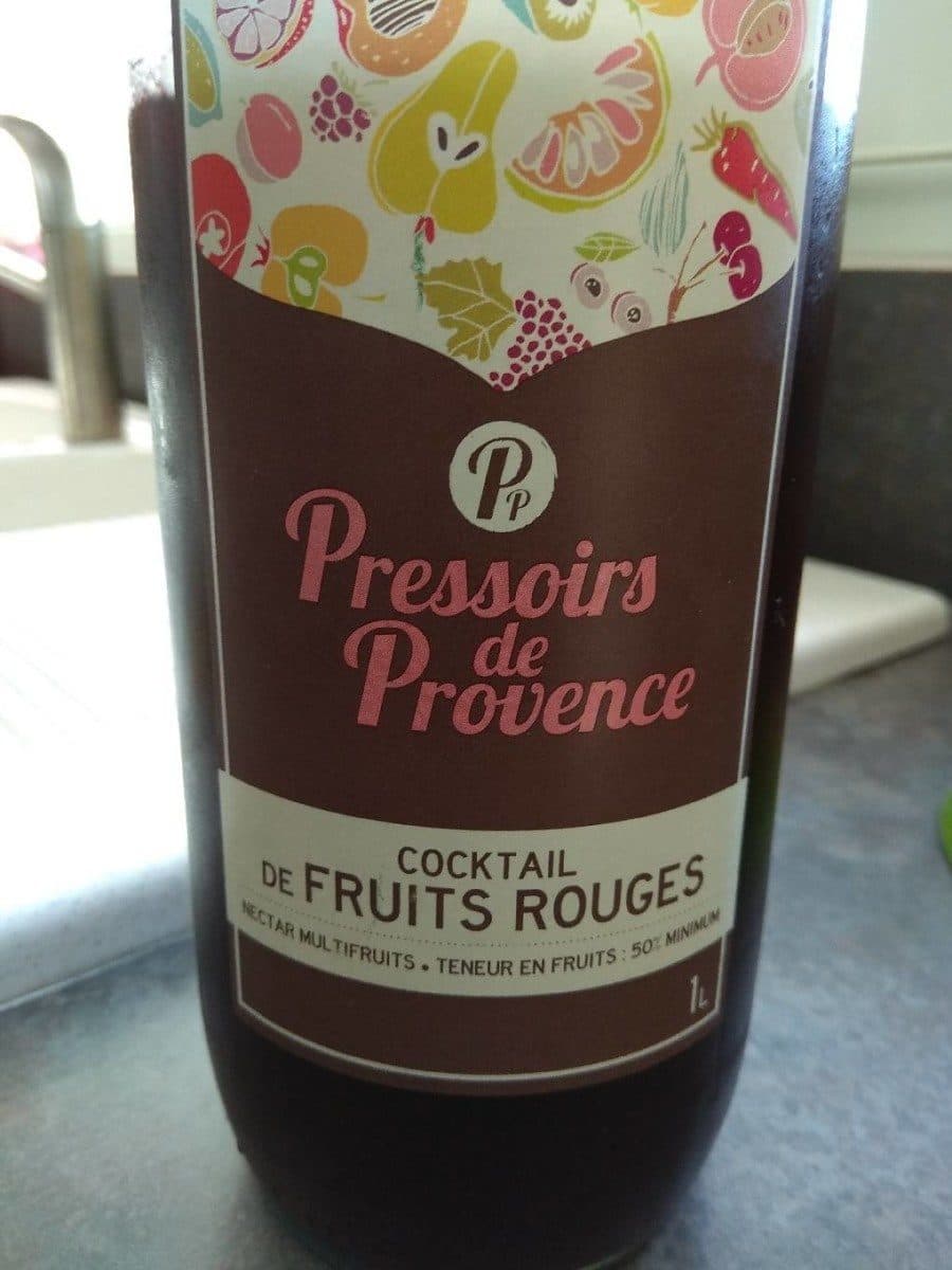 Pressoirs De Provence Cocktail de fruits rouges packshot