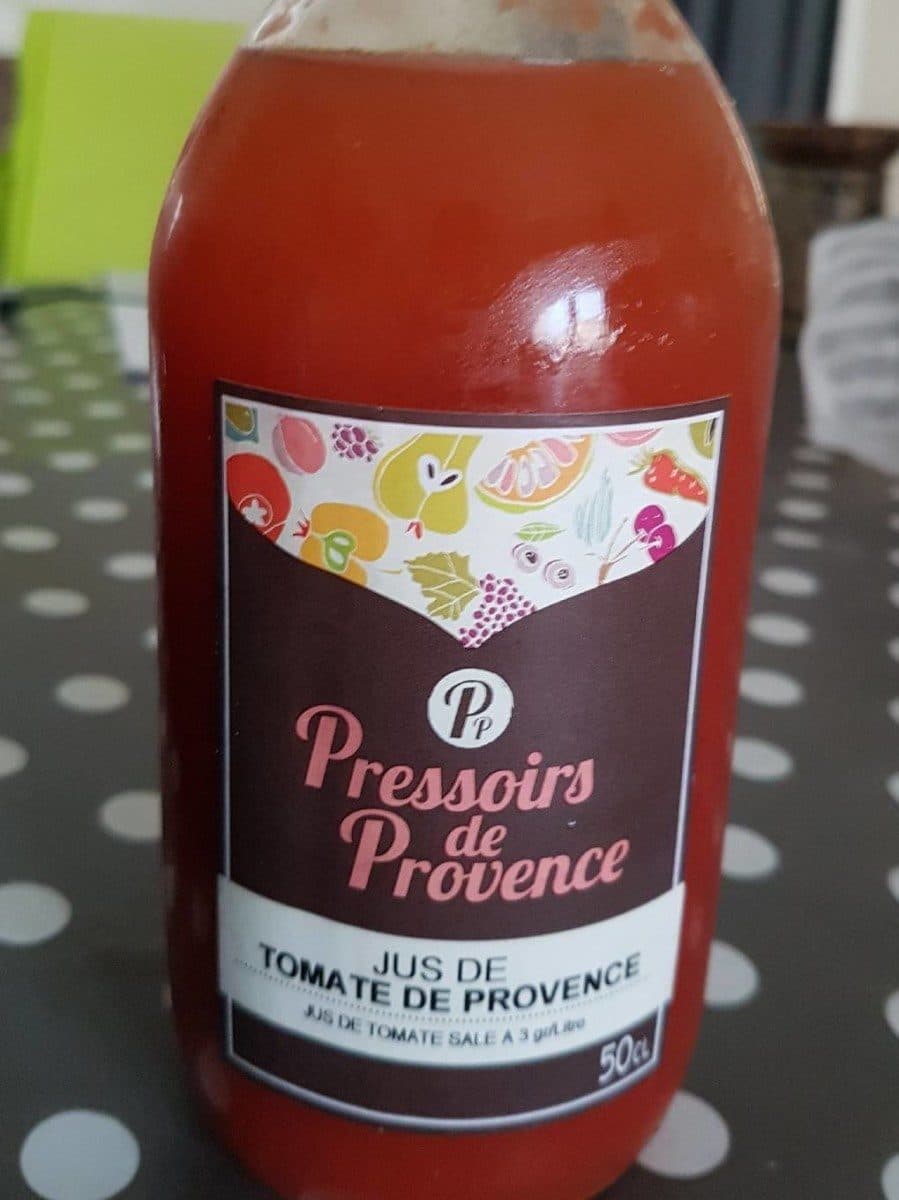Pressoirs De Provence Jus de tomate de provence packshot