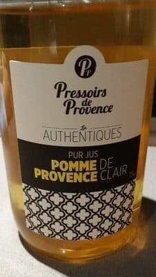 Pressoirs De Provence Pur jus de pomme de Provence clair packshot