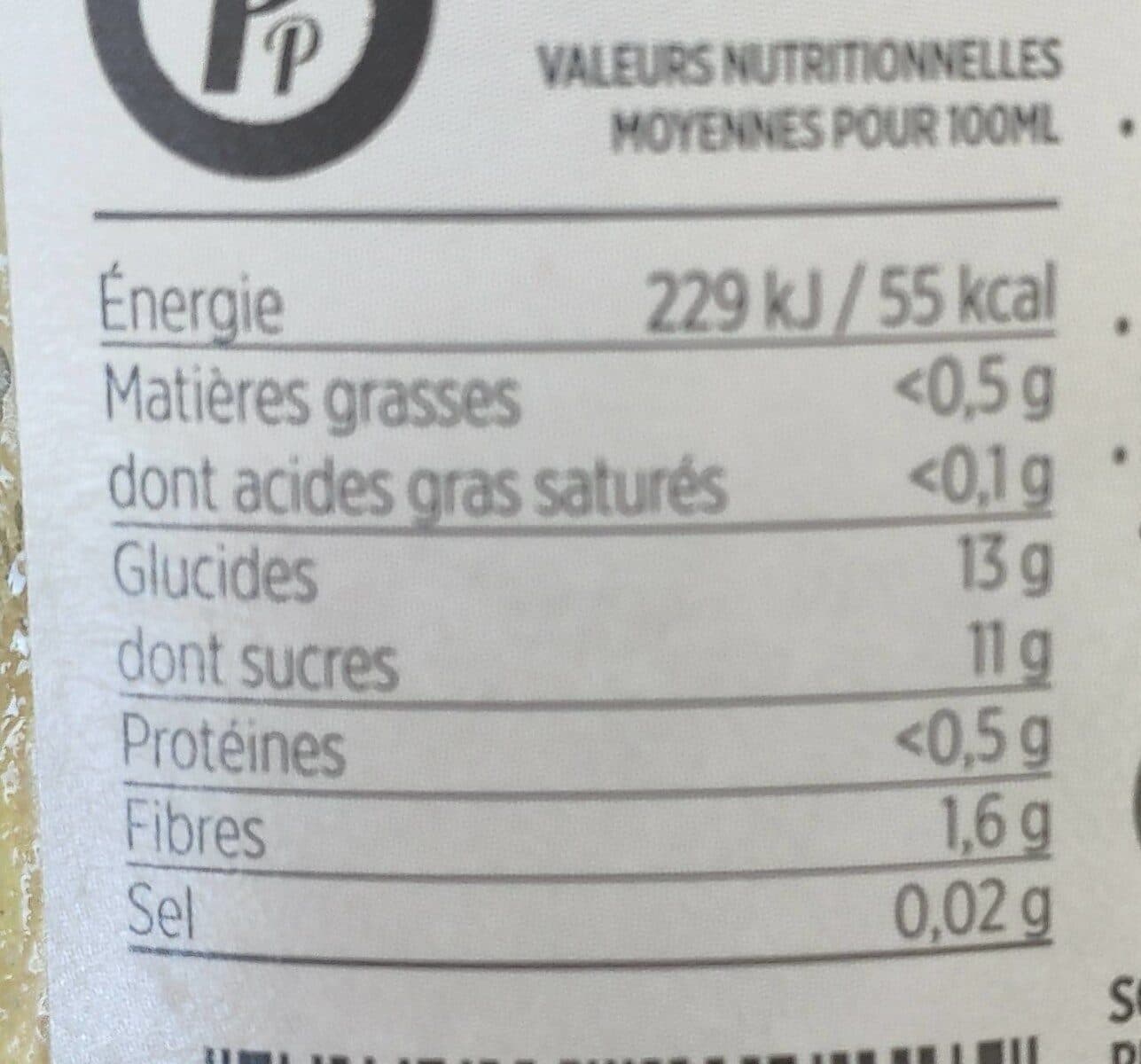 Pressoirs de Provence NECTAR POIRE & WILLIAMS packshot