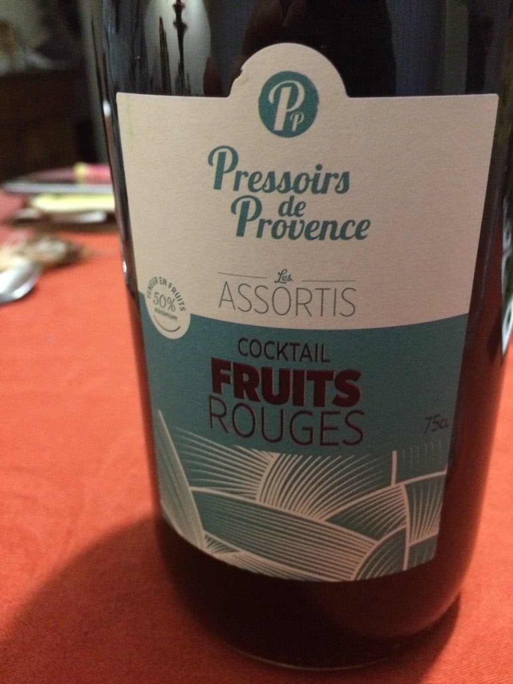 PRESSOIRD DE PROVENCE Coktail fruits rouges packshot