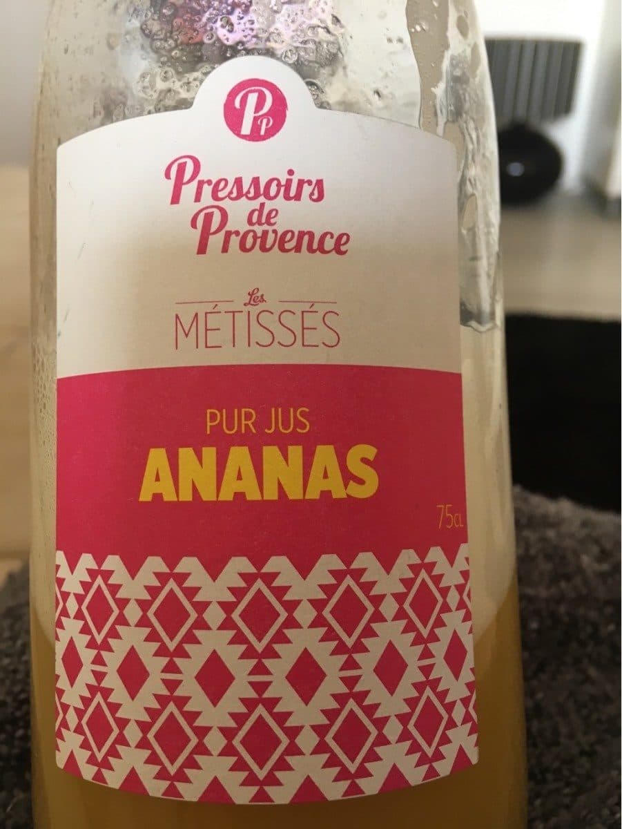 Pressoirs de Provence Pur jus d'ananas packshot