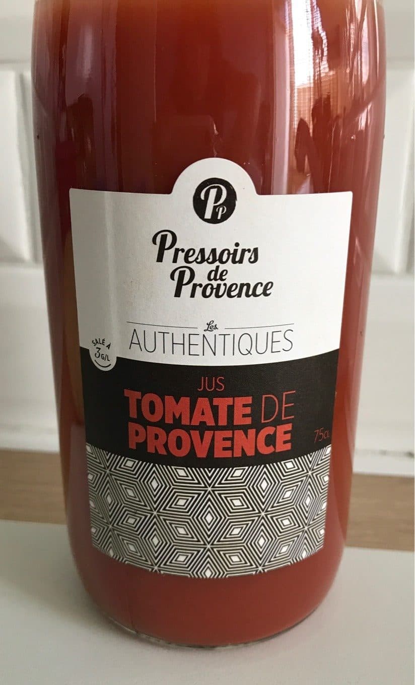 Les Pressoirs De Provence Jus de tomate de provence packshot