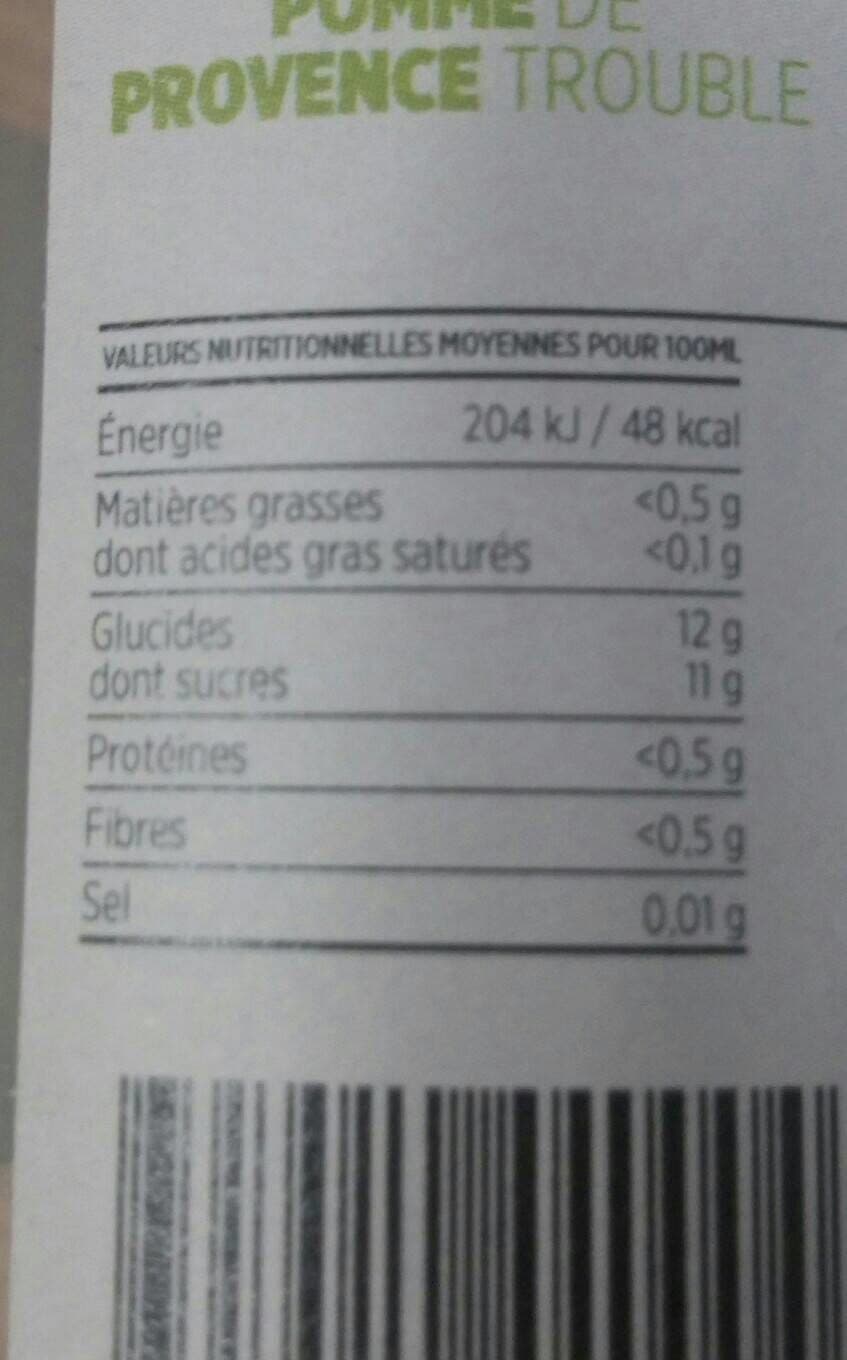 Pressoirs De Provence Pur jus Pomme de Provence Trouble packshot