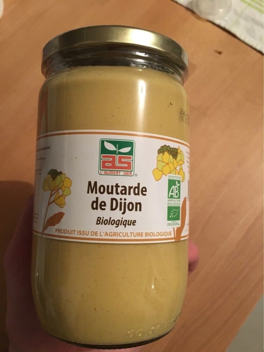 L'Aliment Sain Moutarde de dijon bio packshot