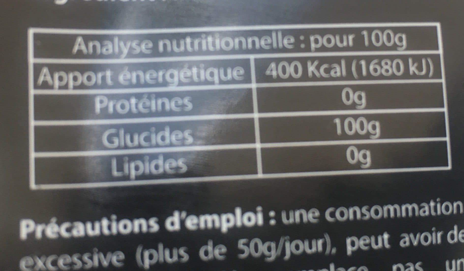 Open Food Facts Fructose cristallisé packshot