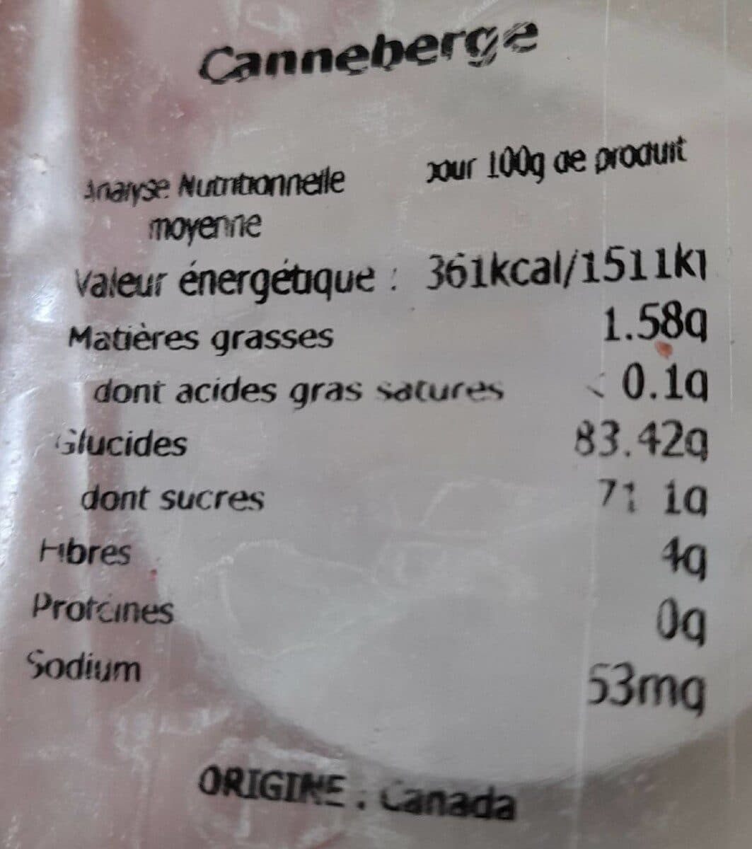 L'Aliment Sain Canneberges packshot