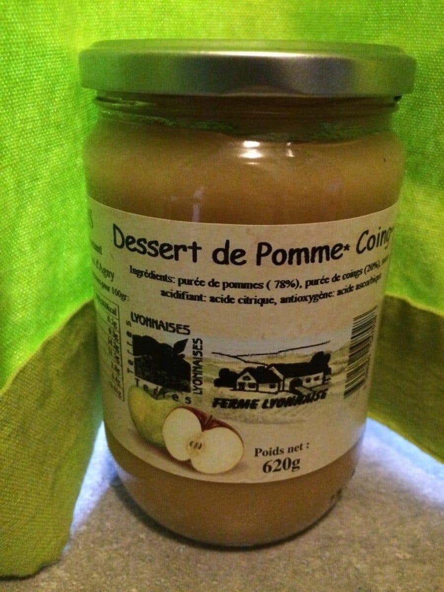 Open Food Facts Dessert de Pomme Coing packshot
