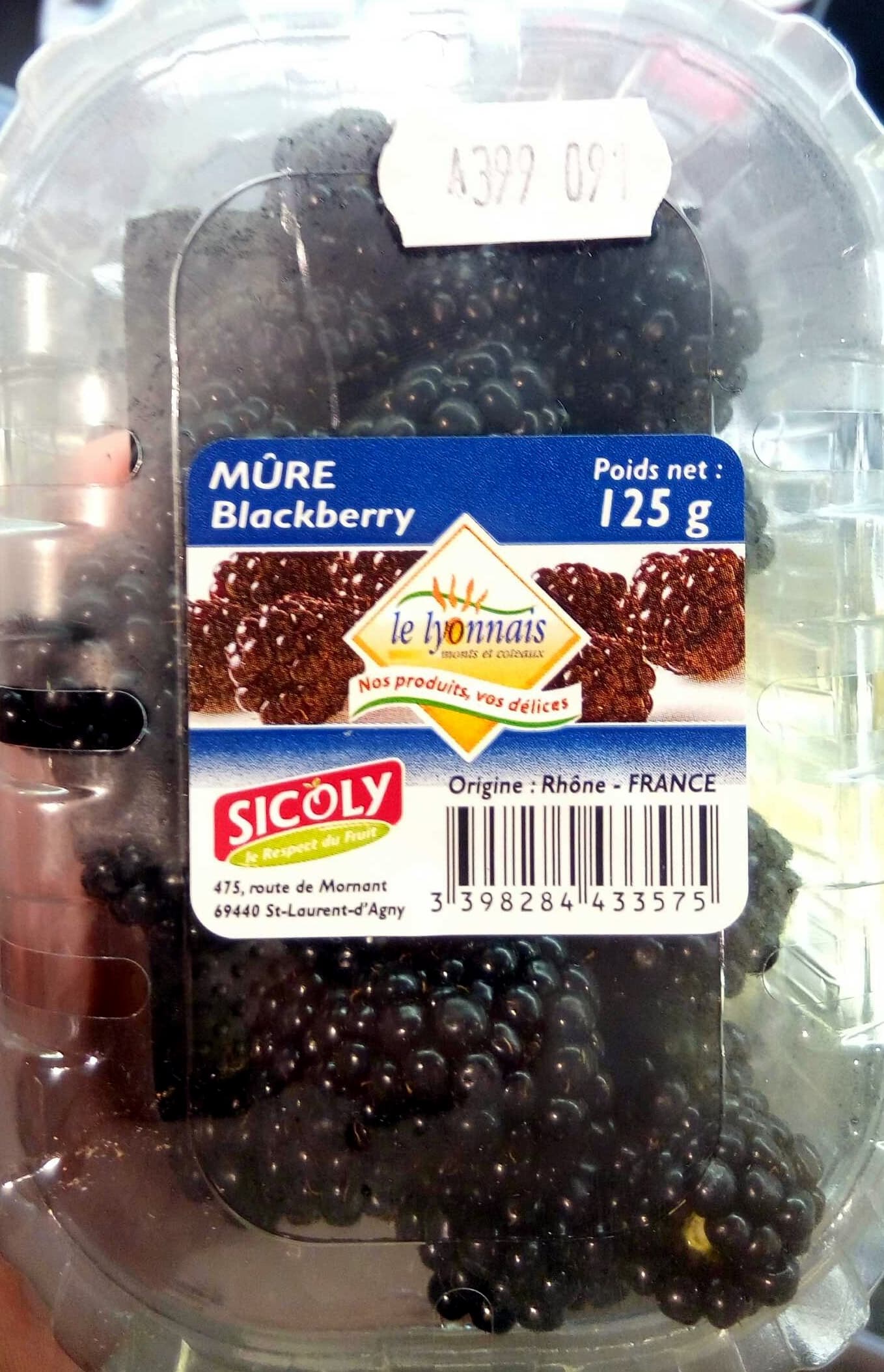 Sicoly Mûre packshot