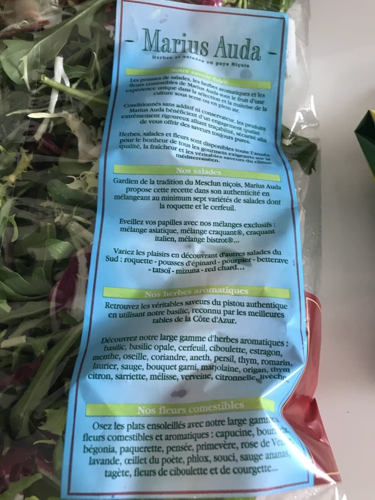 Open Food Facts Salade packshot