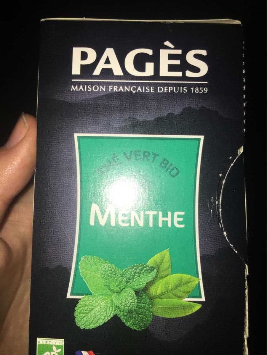 Pagès Thé verg bio packshot