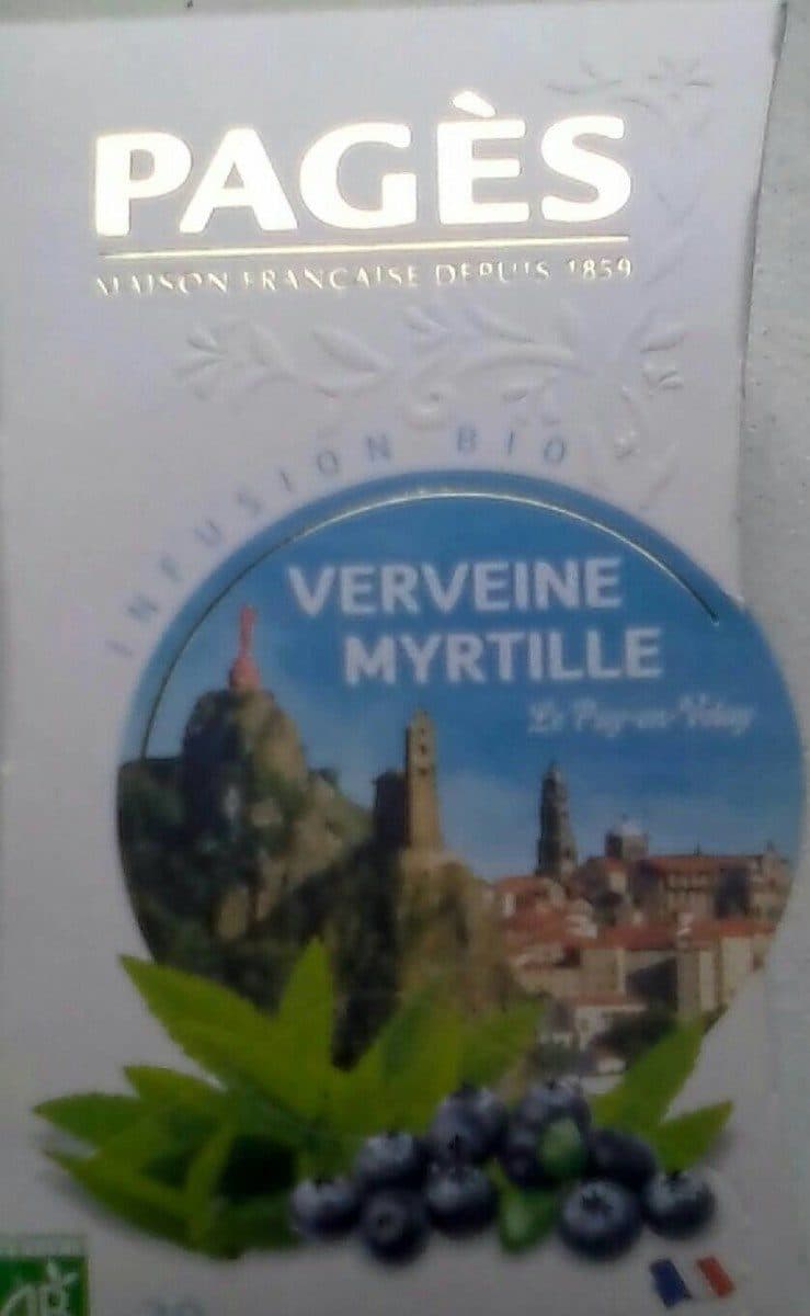 Pagès Infusion Verveine Myrtille packshot