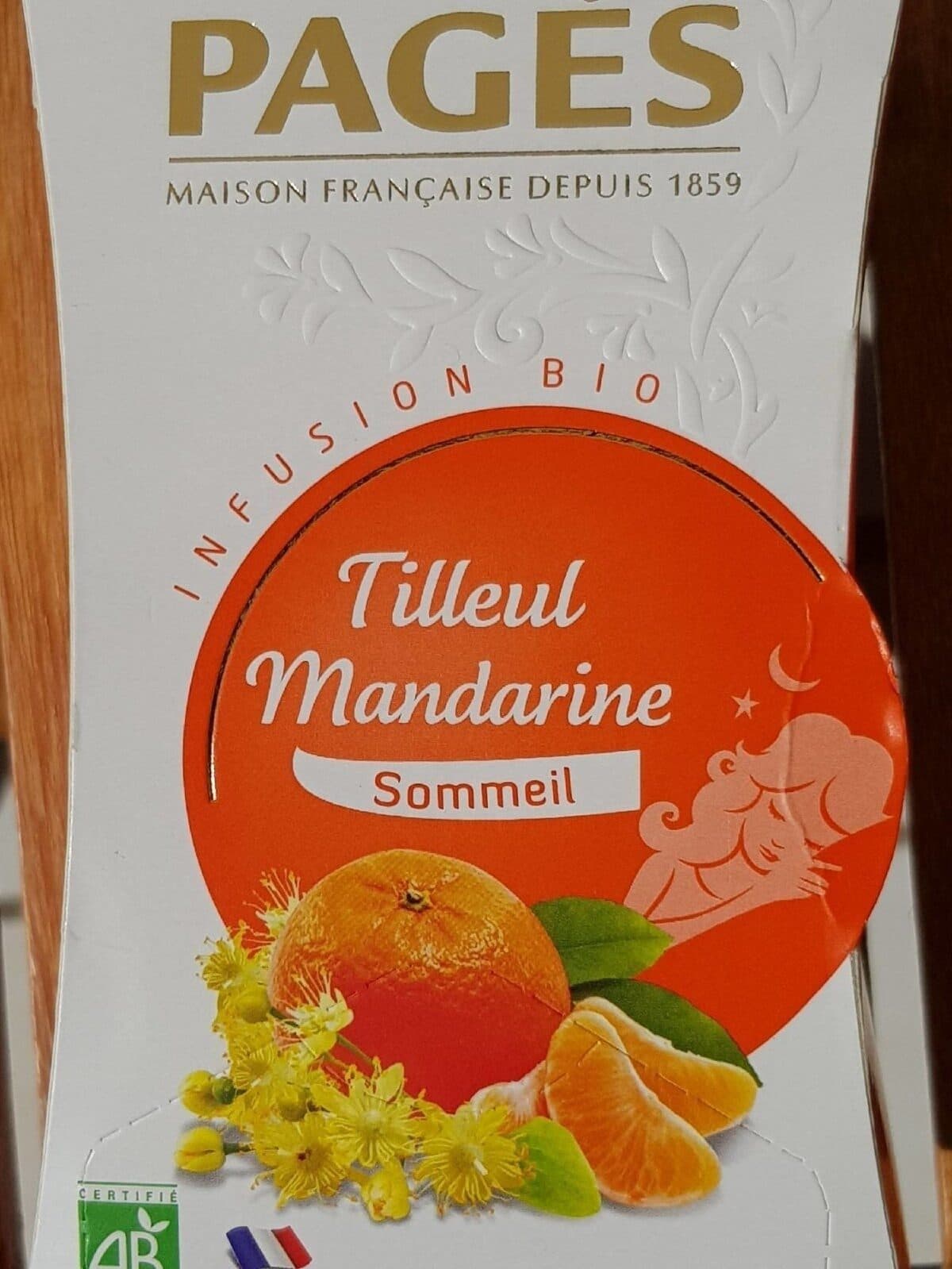 Pagès INFUSION YUZU MANDARINE BIO packshot