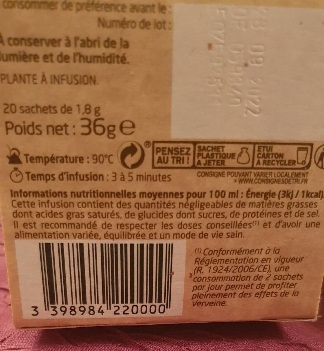 Pages Verveine relaxation packshot