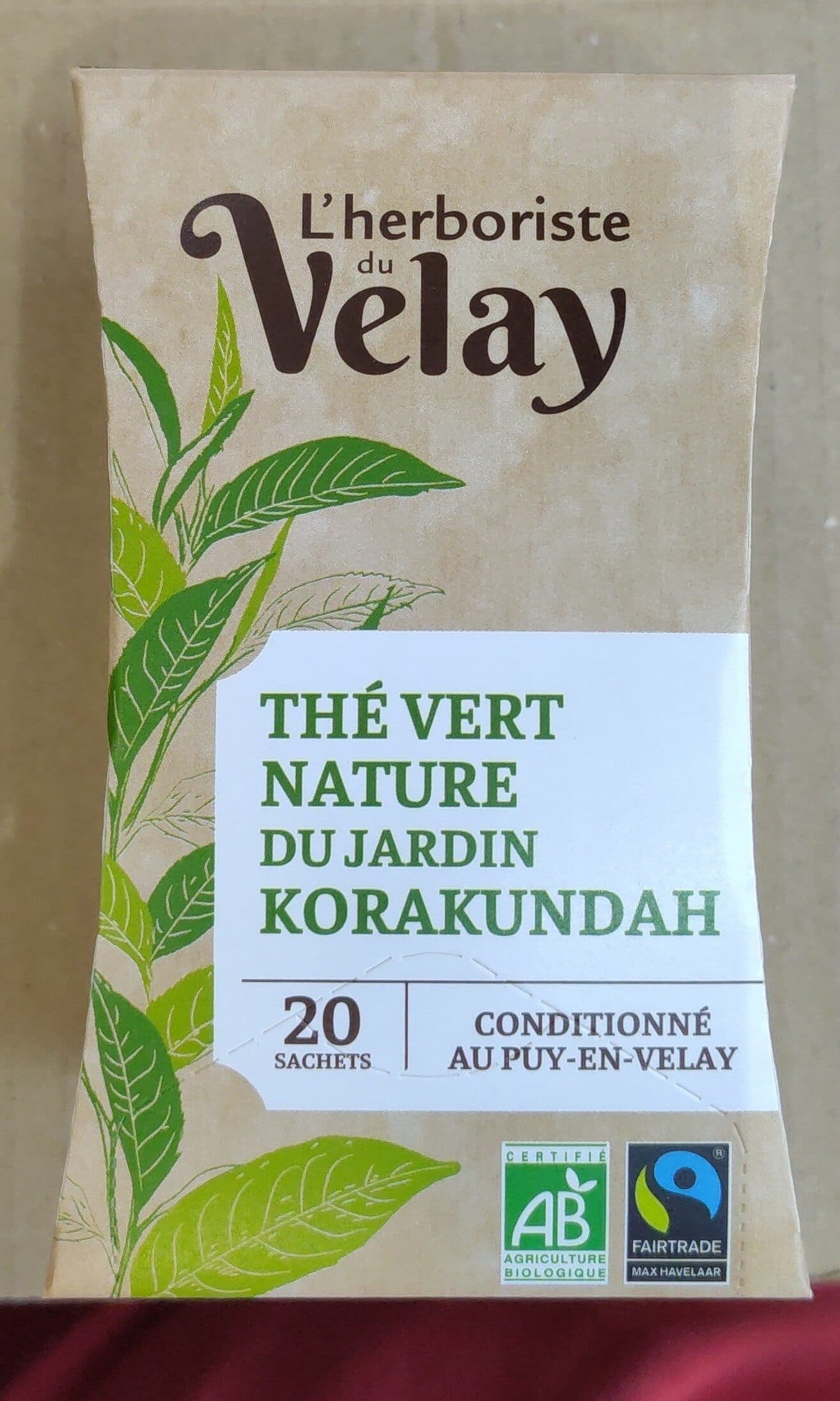 Pagès Thé vert Korakunda packshot