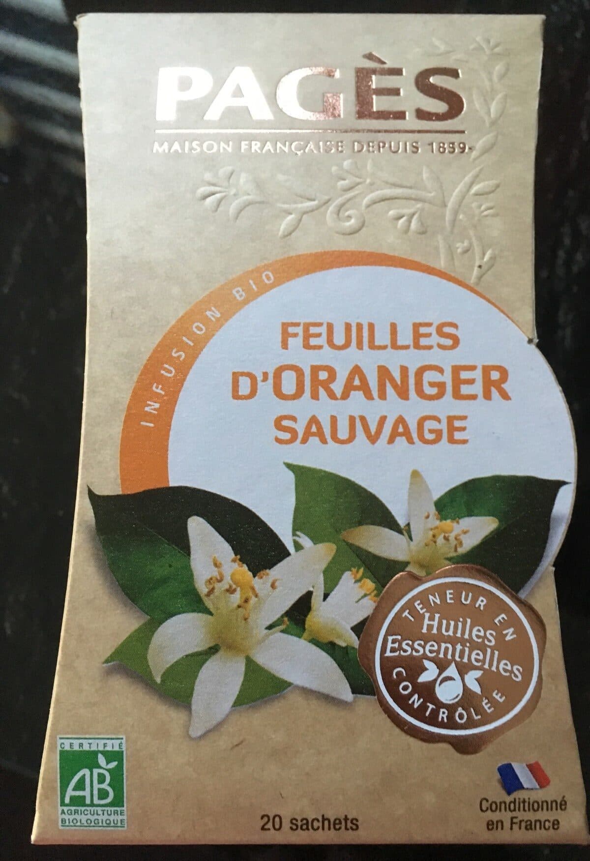 Pagès Infusion feuilles d oranger sauvage packshot