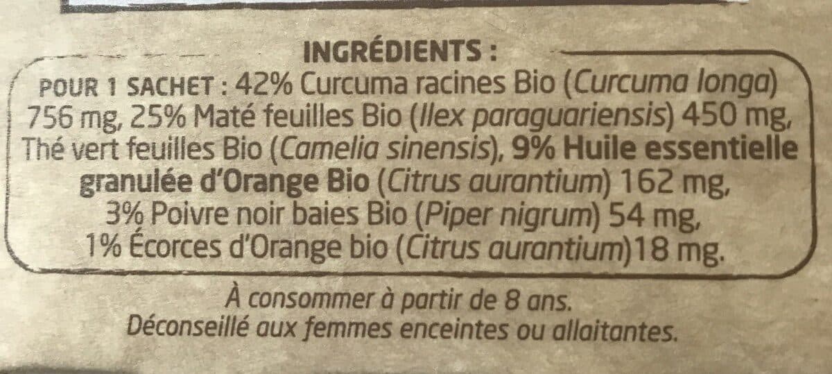 Pagès Infusion curcuma packshot