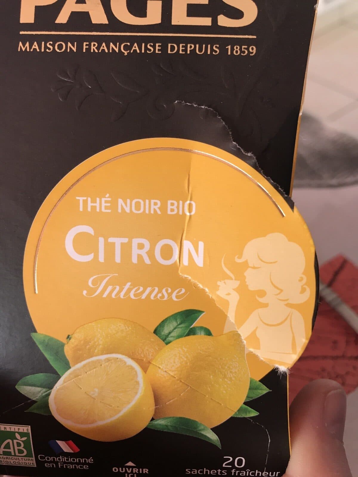 Pagès Epicerie / Thé Bio Et équitable / Thé Noir packshot
