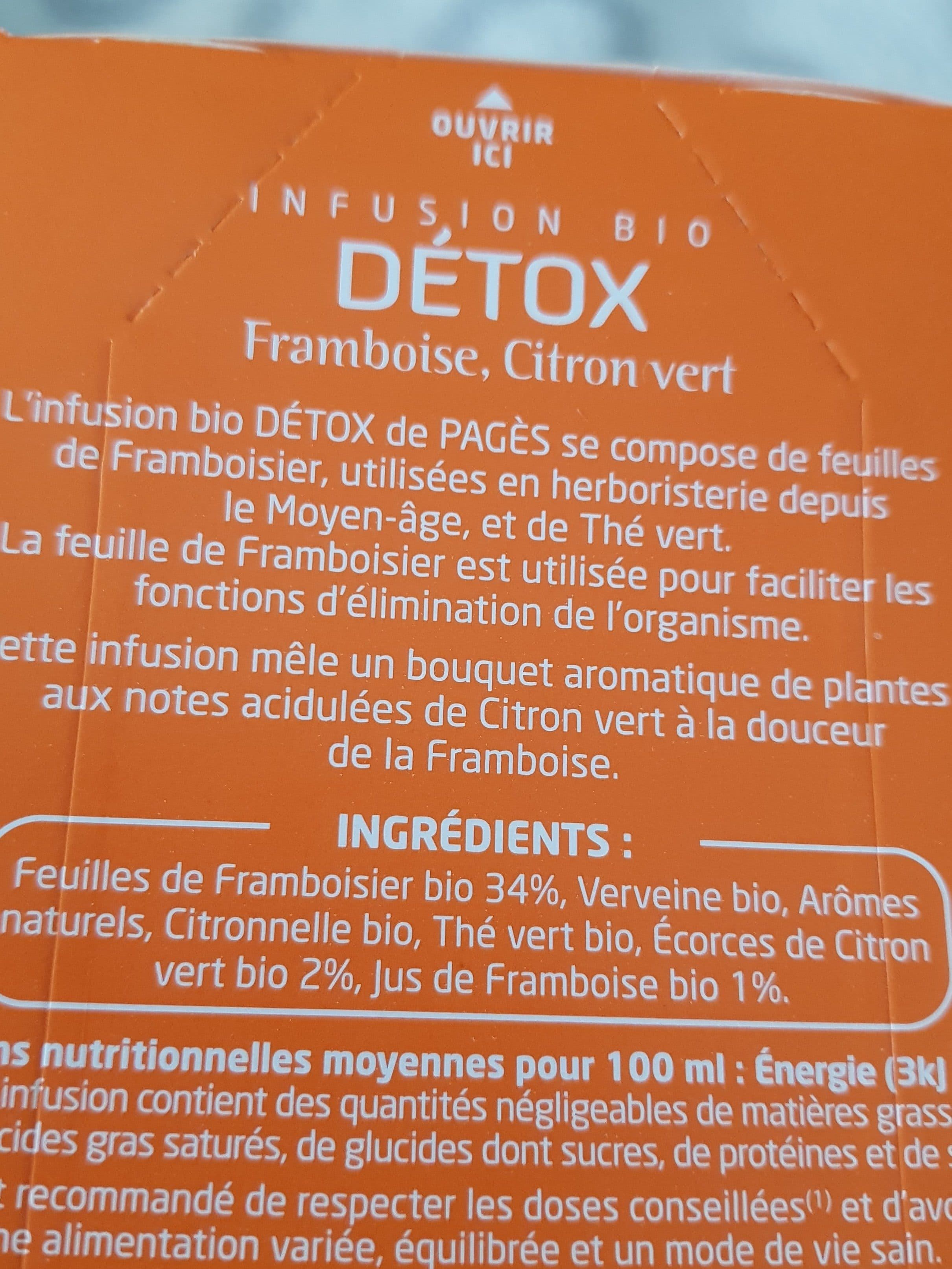 PAGES INFUSION BIO packshot