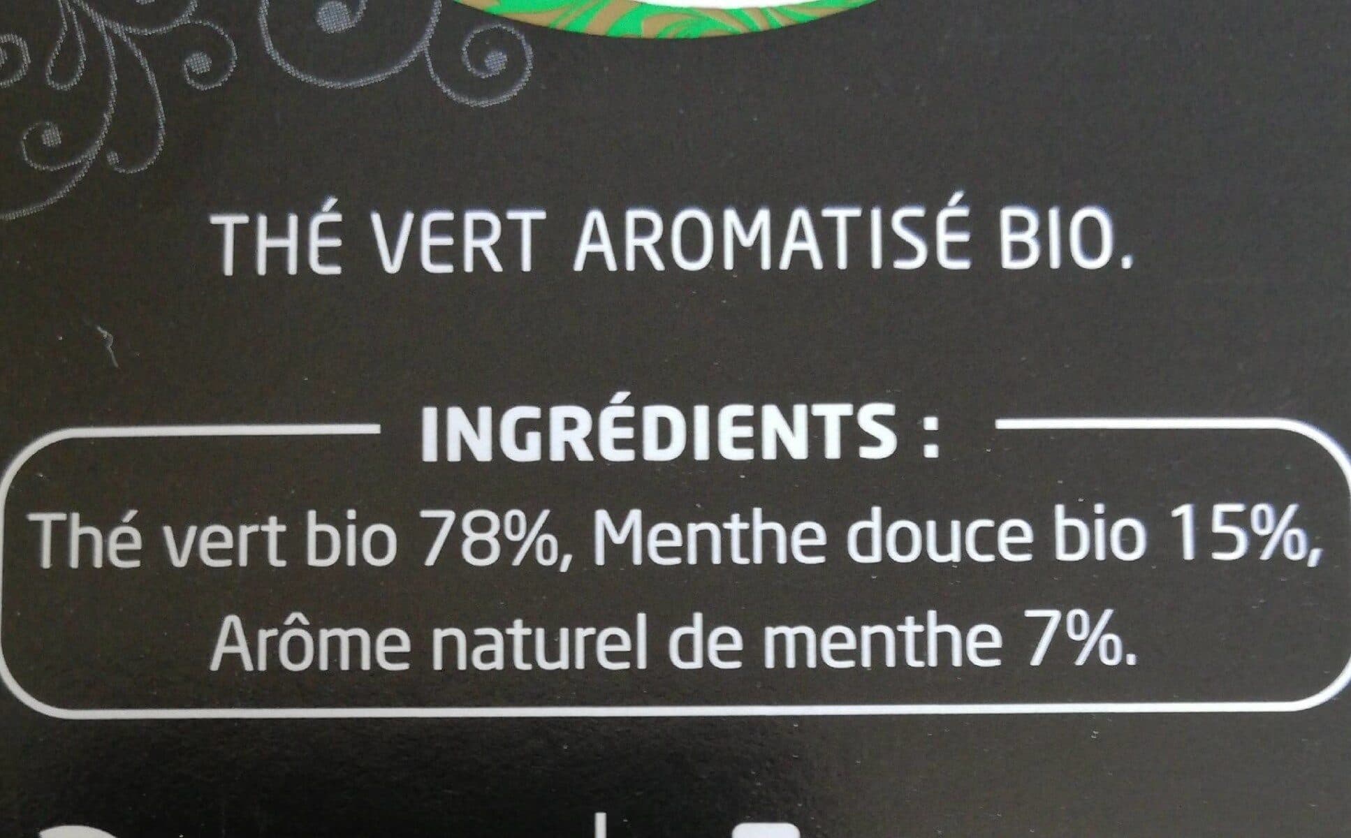 Pagès Thé vert menthe packshot